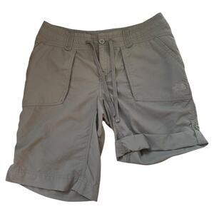 The North Face Gray Horizon II Roll Up Hiking Shorts Women's Size 6
